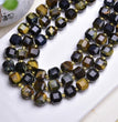 Natural Blue Tiger Eye Cube Beads Strands Loose Beads Jewelry DIY Bracelets