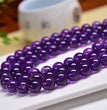 Natural Amethyst Round Beads Strands Loose Beads Jewelry DIY Bracelets