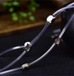 Natural Black Shell Cat Head Beads Strands Loose Beads Jewelry DIY Bracelets