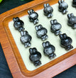 Natural Silver Sheen Obsidian Melody Sanrio Jewelry Charms Beads Pendants