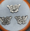 Natural Silver Sheen Obsidian Butterfly Jewelry Charms Beads Pendants