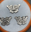 Natural Silver Sheen Obsidian Butterfly Jewelry Charms Beads Pendants