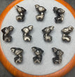 Natural Silver Sheen Obsidian Deer Jewelry Charms Beads Pendants