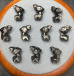 Natural Silver Sheen Obsidian Deer Jewelry Charms Beads Pendants