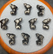 Natural Silver Sheen Obsidian Deer Jewelry Charms Beads Pendants