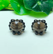 Natural Icy Obsidian Nine Tail Fox Jewelry Charms Beads Pendants