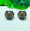 Natural Icy Obsidian Nine Tail Fox Jewelry Charms Beads Pendants