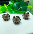 Natural Icy Obsidian Nine Tail Fox Jewelry Charms Beads Pendants