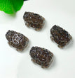 Natural Icy Obsidian Dragon Turtle Jewelry Charms Beads Pendants