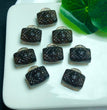 Natural Icy Obsidian Handbag Jewelry Charms Beads Pendants