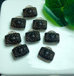 Natural Icy Obsidian Handbag Jewelry Charms Beads Pendants