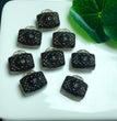 Natural Icy Obsidian Handbag Jewelry Charms Beads Pendants