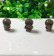 Natural Icy Obsidian Doraemon Jewelry Charms Beads Pendants