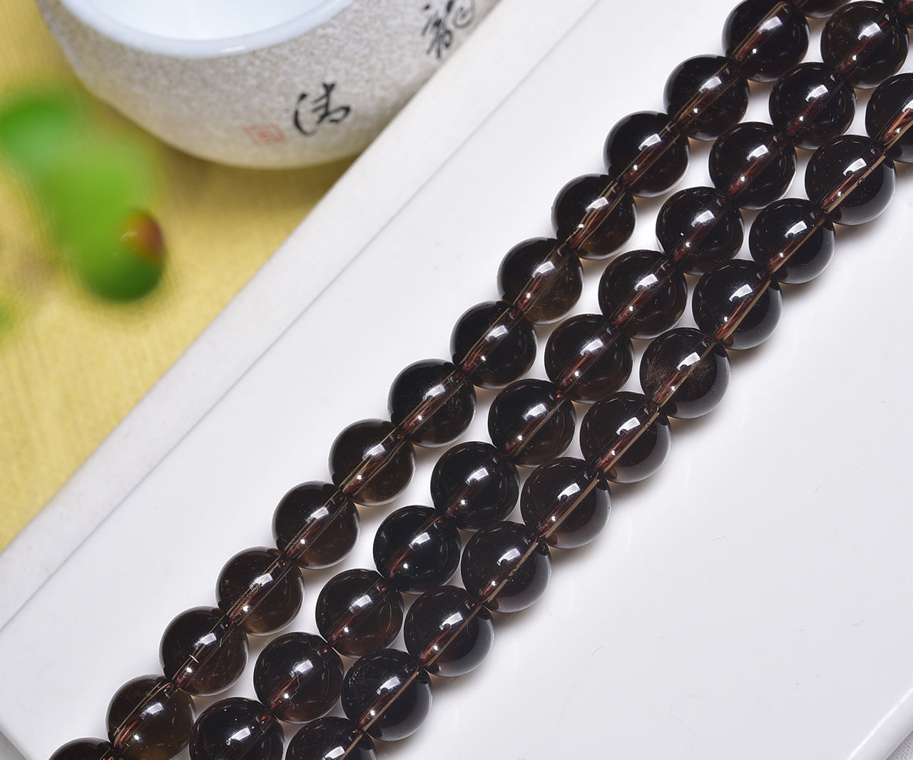 Smoky Quartz Beads Strands Loose Beads Jewelry DIY Bracelets Natural Crystal