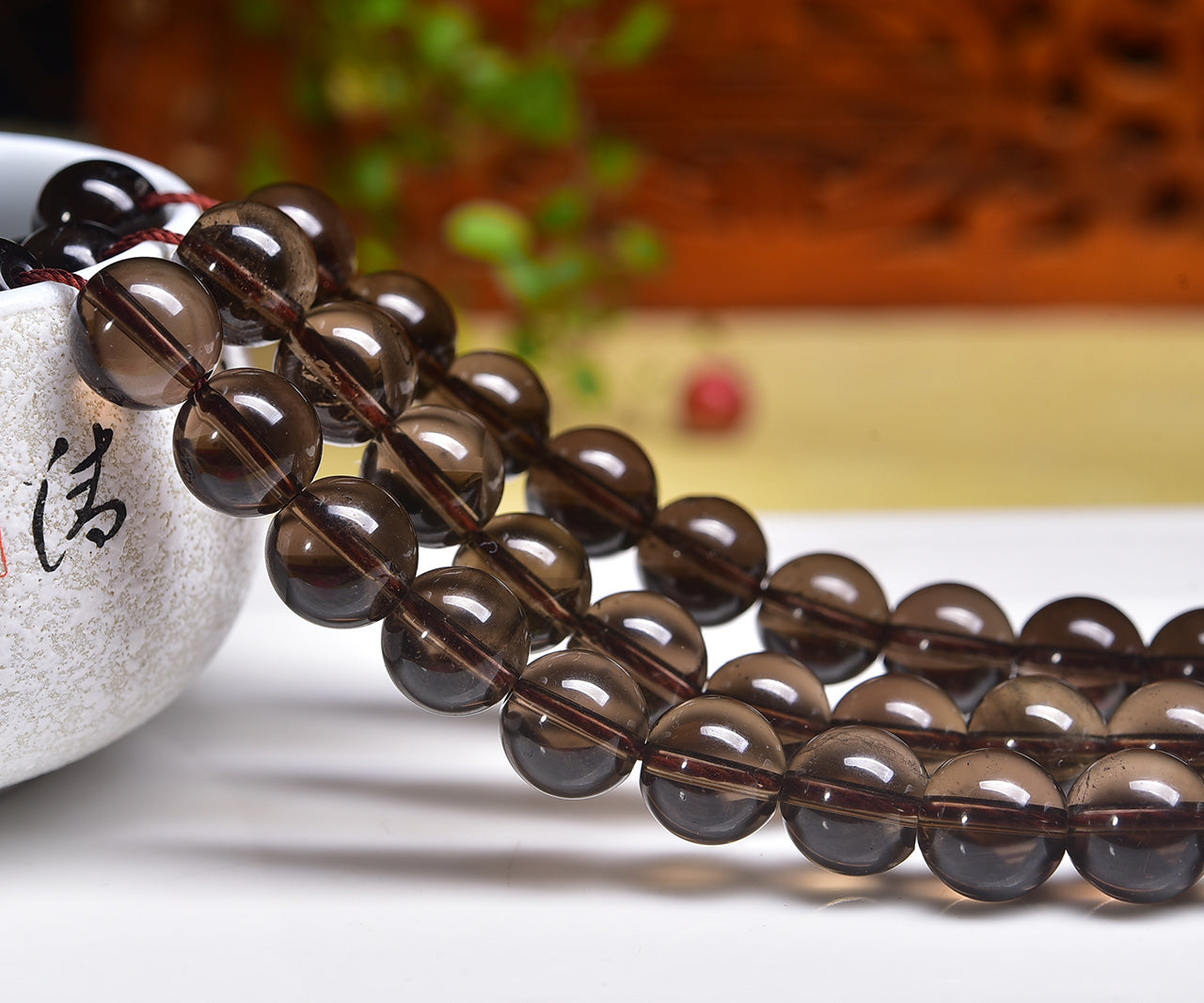 Smoky Quartz Beads Strands Loose Beads Jewelry DIY Bracelets Natural Crystal