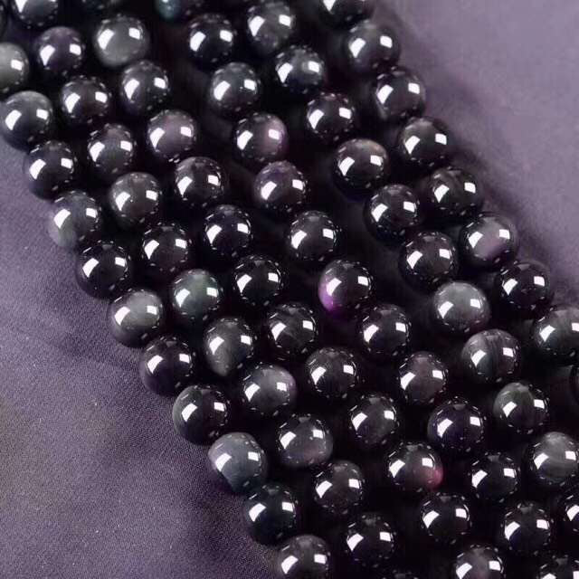 Rainbow Obsidian Beads Strands Loose Beads Jewelry DIY Bracelets Wholesale