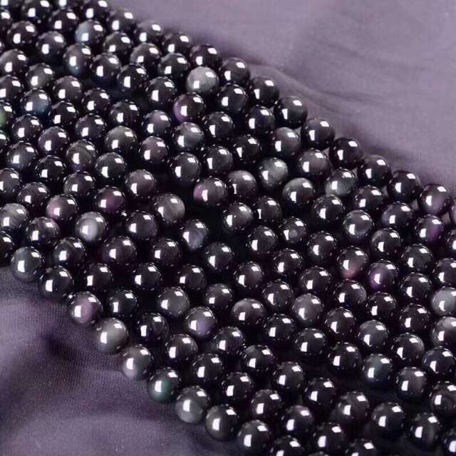 Rainbow Obsidian Beads Strands Loose Beads Jewelry DIY Bracelets Wholesale