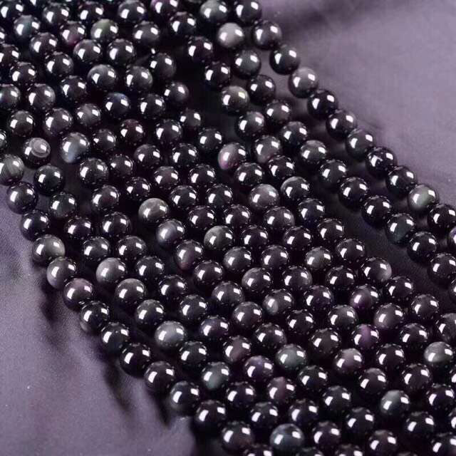 Rainbow Obsidian Beads Strands Loose Beads Jewelry DIY Bracelets Wholesale