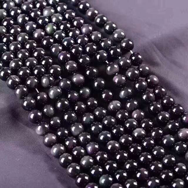 Rainbow Obsidian Beads Strands Loose Beads Jewelry DIY Bracelets Wholesale