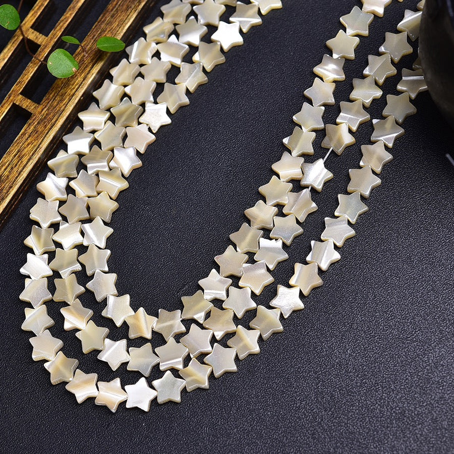 Natural Color Shell Star Beads Strands Loose Beads Jewelry DIY Bracelets Wholesale