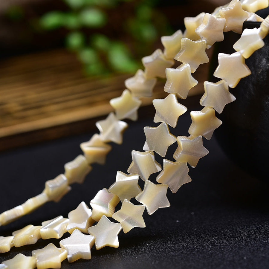 Natural Color Shell Star Beads Strands Loose Beads Jewelry DIY Bracelets Wholesale