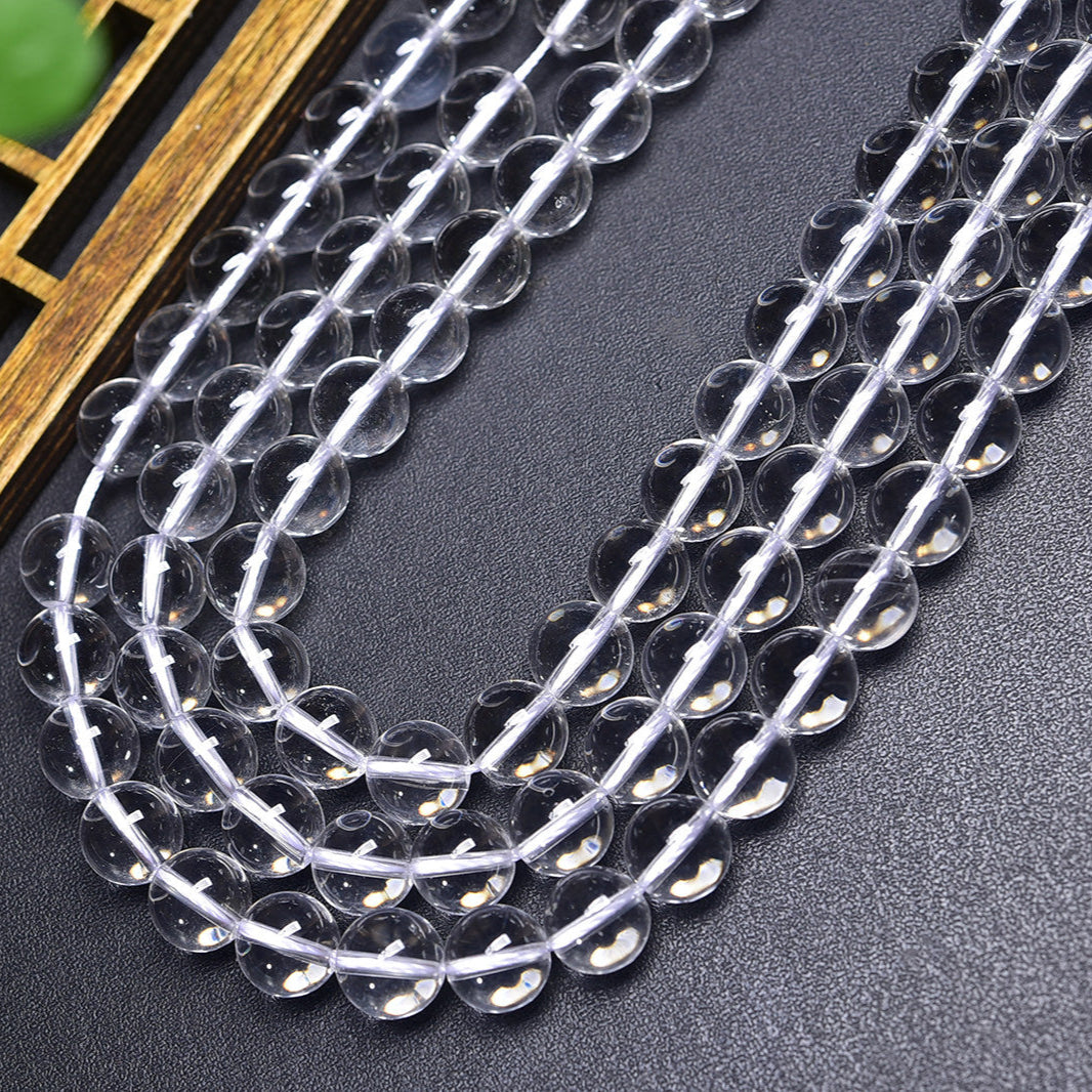 A-Level Natural Clear Quartz Beads Strands Loose Beads Jewelry DIY Bracelets Wholesale