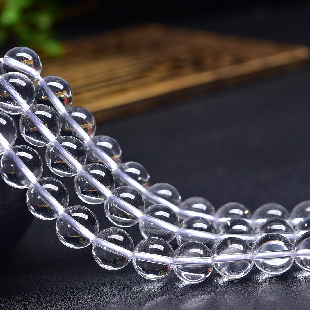 A-Level Natural Clear Quartz Beads Strands Loose Beads Jewelry DIY Bracelets Wholesale