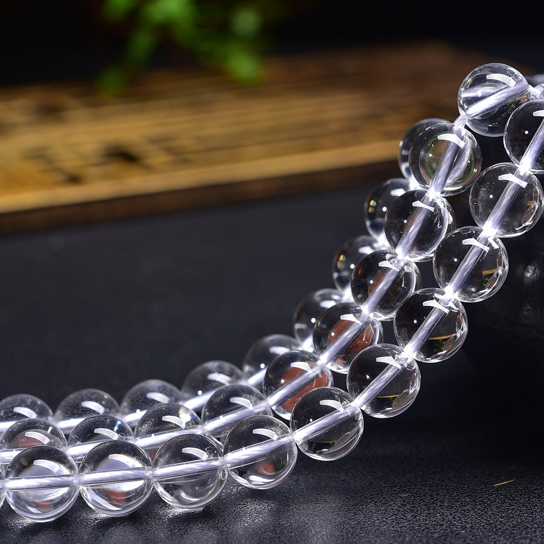 A-Level Natural Clear Quartz Beads Strands Loose Beads Jewelry DIY Bracelets Wholesale