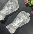 13CM Selenite Angel Carving Natural Crystal Healing Stone Home Decoration