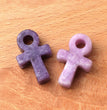 30mm Mini Ankh Natural Crystal Stone