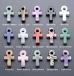 30mm Mini Ankh Natural Crystal Stone