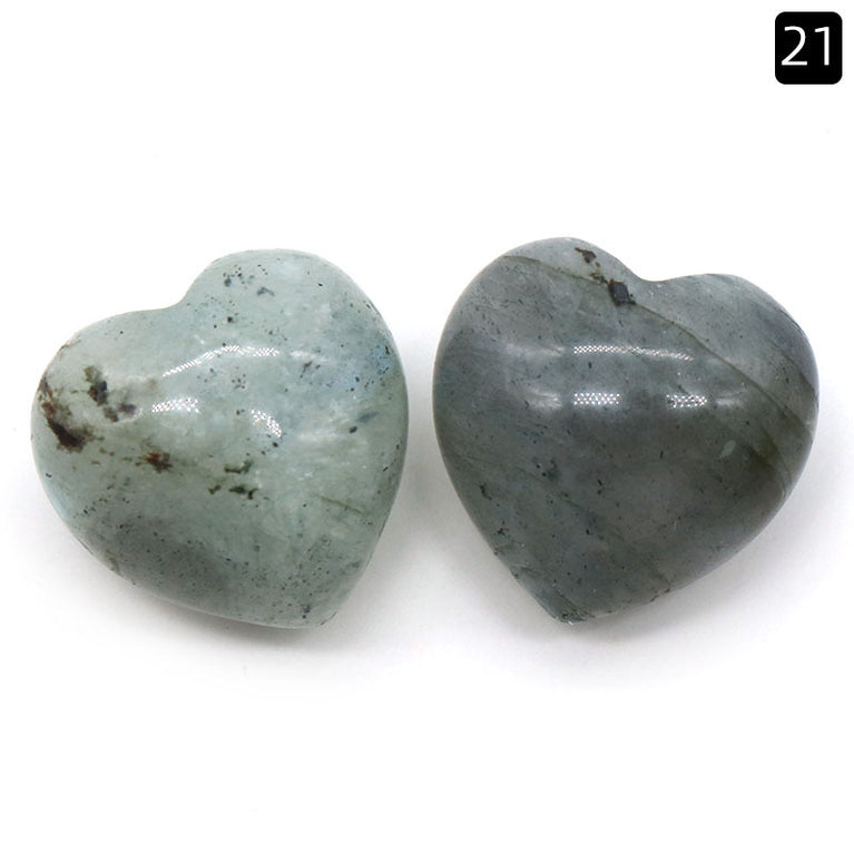 12MM Mini Hearts Natural Crystal Confetti