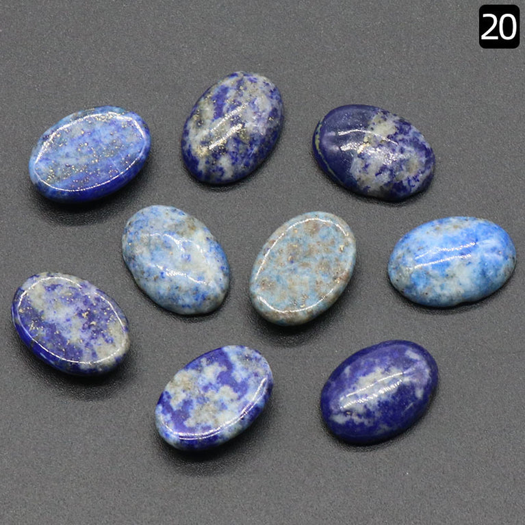 Natural Crystal Oval Cabochons