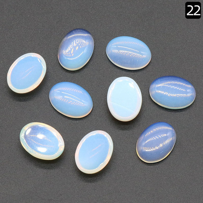 Natural Crystal Oval Cabochons