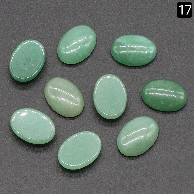 Natural Crystal Oval Cabochons