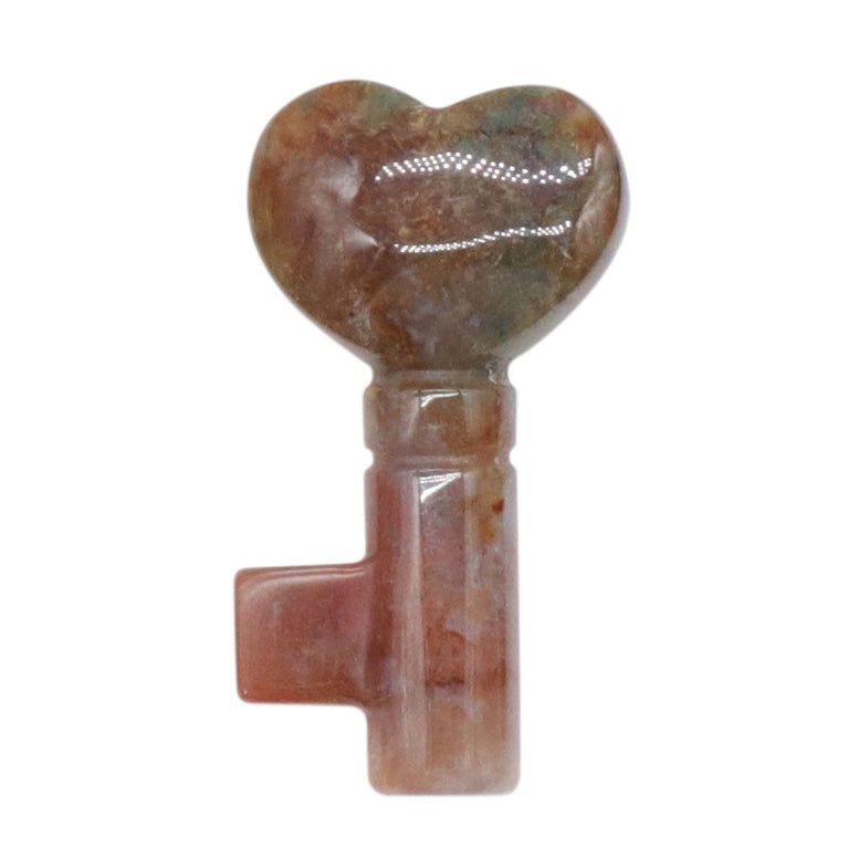 Mini Natural Crystal Key Carving