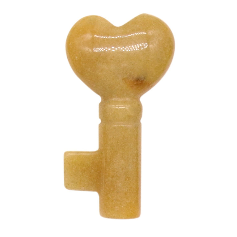 Mini Natural Crystal Key Carving