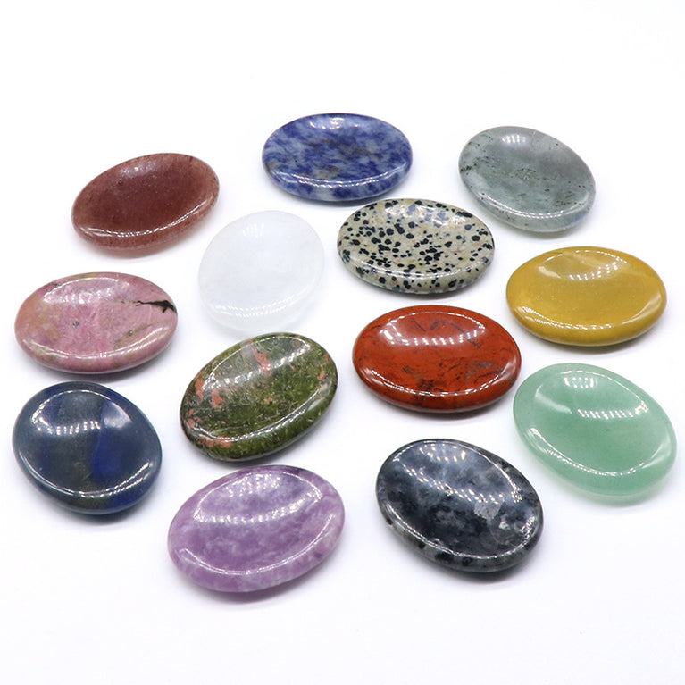 Natural Crystal Worry Stone