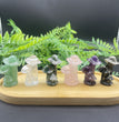 4CM Triple Mushroom Natural Crystal Carvings