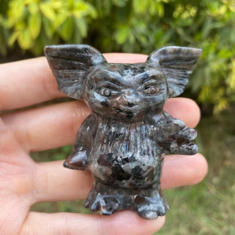 6CM Natural Crystal Gremlins Gizmo Carving