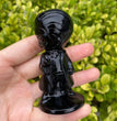 8CM Black Obsidian Harry Potter Figure Series Natural Crystal Carving