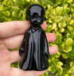 8CM Black Obsidian Harry Potter Figure Series Natural Crystal Carving