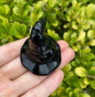 8CM Black Obsidian Harry Potter Figure Series Natural Crystal Carving