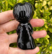 8CM Black Obsidian Harry Potter Figure Series Natural Crystal Carving