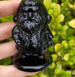 8CM Black Obsidian Harry Potter Figure Series Natural Crystal Carving