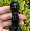 8CM Black Obsidian Harry Potter Figure Series Natural Crystal Carving