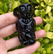 8CM Black Obsidian Harry Potter Figure Series Natural Crystal Carving