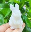 6CM Rabbit Bunny Natural Crystal Carving