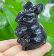 6CM Rabbit Bunny Natural Crystal Carving