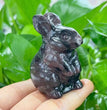 6CM Rabbit Bunny Natural Crystal Carving